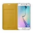 Samsung Flip Case Fabric Θήκη EF-WG925BY Yellow - Galaxy S6 Edge SM-G925F