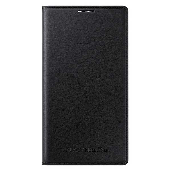 Samsung Flip Case Leather Θήκη EF-WN750BB Black - Galaxy Note 3 Lite / Neo SM-N7505