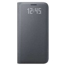 Samsung Flip Case Leather LED Θήκη EF-NG935PB Black - Galaxy S7 Edge SM-G935F