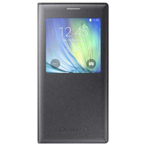 Samsung Flip Case S-View Θήκη EF-CA700BC Black - Galaxy A7 SM-A700F