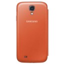 Samsung Flip Cover Case Θήκη EF-FI950BO Orange - Galaxy S4 I9500 / I9505 / I9515