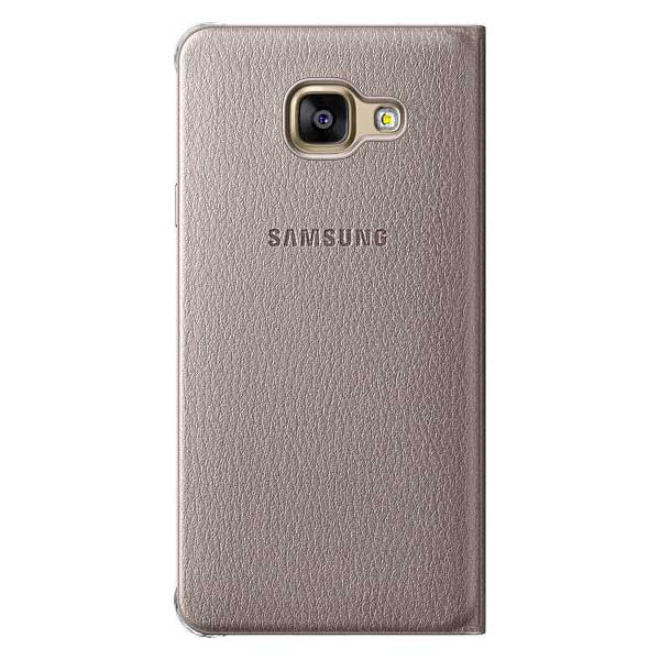 Samsung Flip Cover Θήκη EF-WA310PF Gold - Galaxy A3 2016 SM-A310F