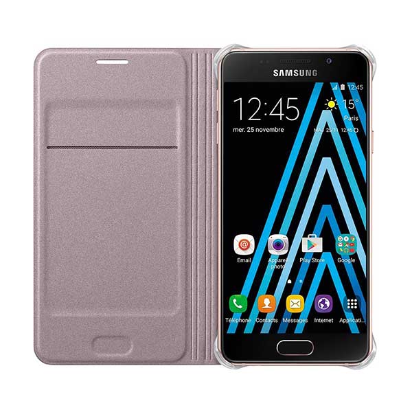 Samsung Flip Cover Θήκη EF-WA310PZ Pink / Gold - Galaxy A3 2016 SM-A310F Samsung Flip Cover Θήκη EF-WA310PZ Pink / Gold - Galaxy A3 2016 SM-A310F