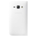 Samsung Flip Cover Θήκη EF-FJ100BW White - Galaxy J1 SM-J100