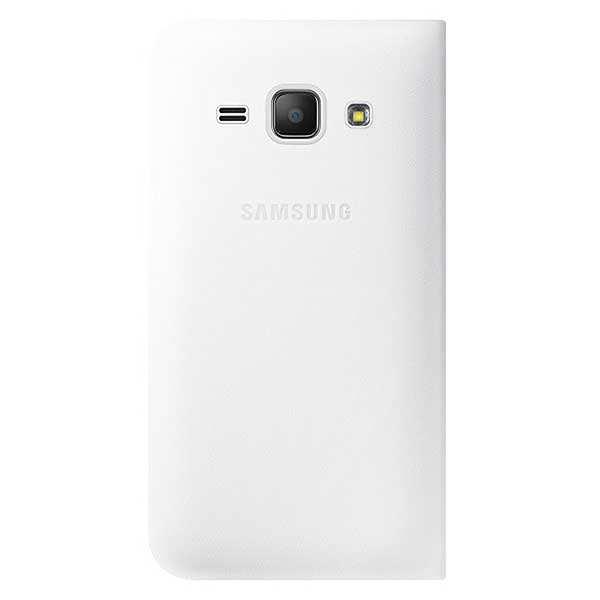 Samsung Flip Cover Θήκη EF-FJ100BW White - Galaxy J1 SM-J100