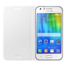 Samsung Flip Cover Θήκη EF-FJ100BW White - Galaxy J1 SM-J100