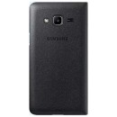 Samsung Flip Cover Θήκη EF-WJ120PB Black - Galaxy J1 2016 SM-J120