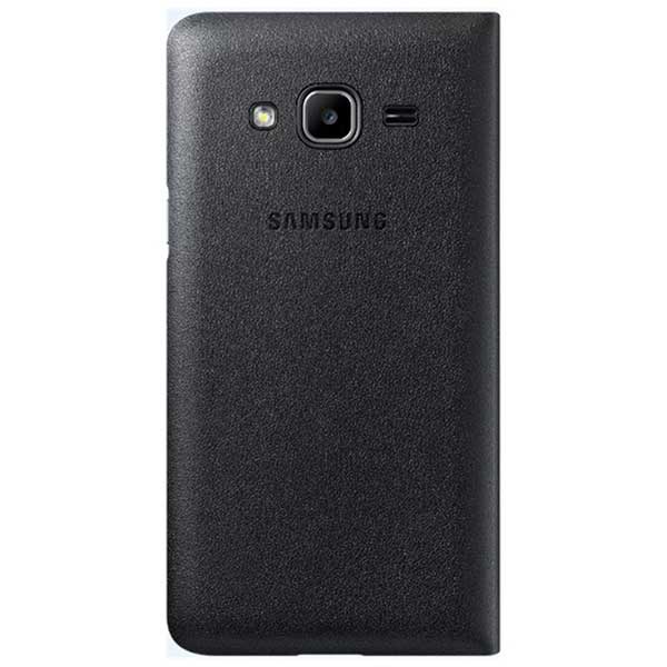 Samsung Flip Cover Θήκη EF-WJ120PB Black - Galaxy J1 2016 SM-J120