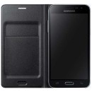 Samsung Flip Cover Θήκη EF-WJ120PB Black - Galaxy J1 2016 SM-J120