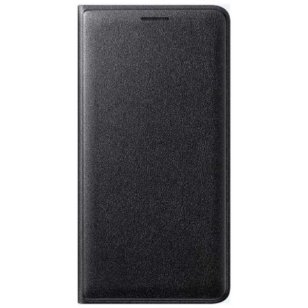Samsung Flip Cover Θήκη EF-WJ120PB Black - Galaxy J1 2016 SM-J120