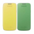 Samsung Flip Cover Set Θήκη EF-FI919BZ Green / Yellow - Galaxy S4 Mini I9195 / I9192