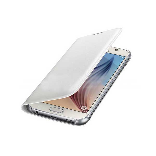 Samsung Flip Wallet Case Θήκη EF-WG920PW White - Galaxy S6 SM-G920F Samsung Flip Wallet Case Θήκη EF-WG920PW White - Galaxy S6 SM-G920F