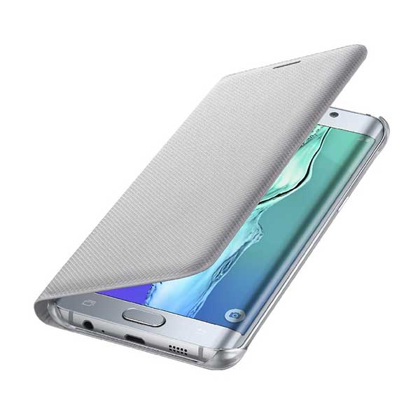 Samsung Flip Wallet Case Θήκη EF-WG928PS Silver - S6 Edge Plus SM-G928F