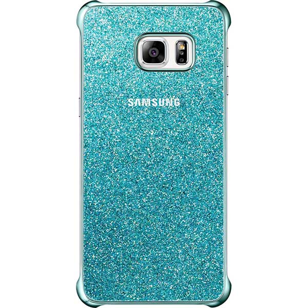 Samsung Faceplate Glitter Cover Case Θήκη EF-XG928CL Blue - Galaxy S6 Edge Plus SM-G928F