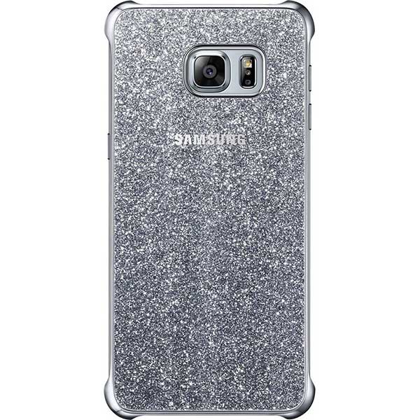 Samsung Faceplate Glitter Cover Case Θήκη EF-XG928CS Silver - Galaxy S6 Edge Plus SM-G928F