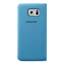 Samsung S-View Cover Fabric Θήκη EF-CG920BL Blue - Galaxy S6 SM-G920F