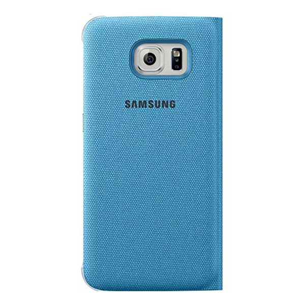 Samsung S-View Cover Fabric Θήκη EF-CG920BL Blue - Galaxy S6 SM-G920F