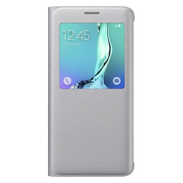 Samsung S-View Flip Cover Case Folio Θήκη EF-CG928PS Silver - Galaxy S6 Edge Plus SM-G928F Samsung S-View Flip Cover Case Folio Θήκη EF-CG928PS Silver - Galaxy S6 Edge Plus SM-G928F