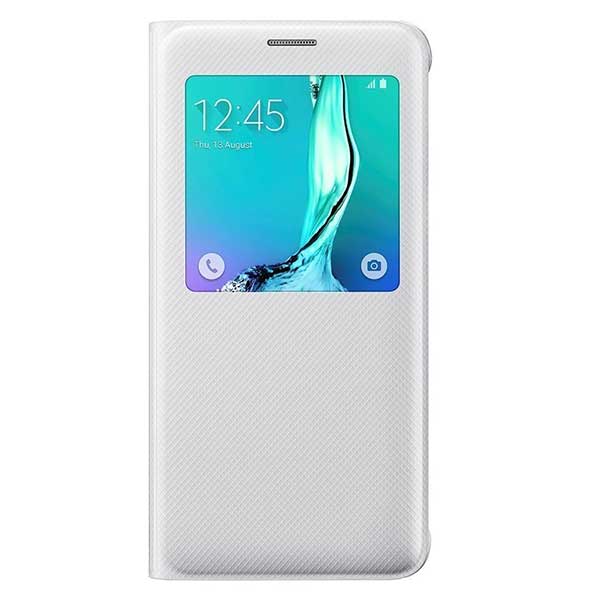 Samsung S-View Flip Cover Case Folio Θήκη EF-CG928PW White - Galaxy S6 Edge Plus SM-G928F Samsung S-View Flip Cover Case Folio Θήκη EF-CG928PW White - Galaxy S6 Edge Plus SM-G928F
