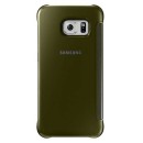 Samsung Clear View Cover Case Θήκη EF-ZG925BF Gold - Galaxy S6 Edge SM-G925F Samsung Clear View Cover Case Θήκη EF-ZG925BF Gold - Galaxy S6 Edge SM-G925F