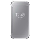 Samsung Clear View Cover Case Θήκη EF-ZG920BS Silver - Galaxy S6 SM-G920F