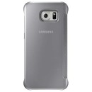 Samsung Clear View Cover Case Θήκη EF-ZG920BS Silver - Galaxy S6 SM-G920F