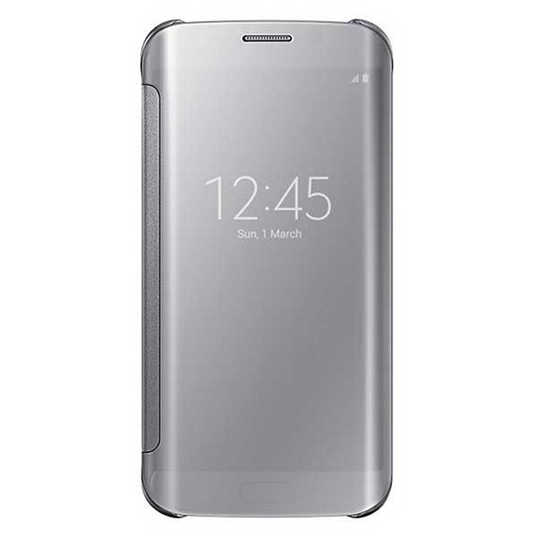Samsung Clear View Cover Case Θήκη EF-ZG925BS Silver - Galaxy S6 Edge SM-G925 Samsung Clear View Cover Case Θήκη EF-ZG925BS Silver - Galaxy S6 Edge SM-G925