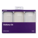 Samsung Set Clear Cover EF-QG920 Blue / Gold / Silver - Galaxy S6 SM-G920F (3 Τεμάχια)