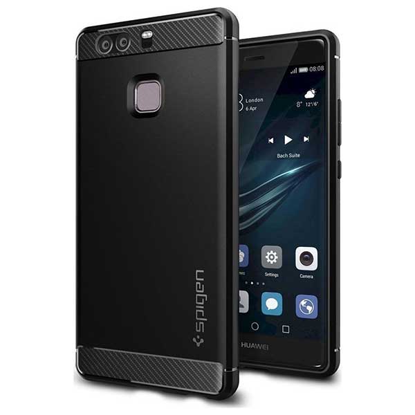 Spigen Rugged Armor Θήκη Black - Huawei P9