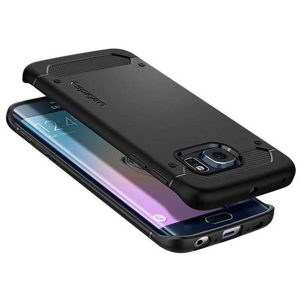 Spigen Rugged Armor Θήκη Black - Samsung Galaxy S6 Edge
