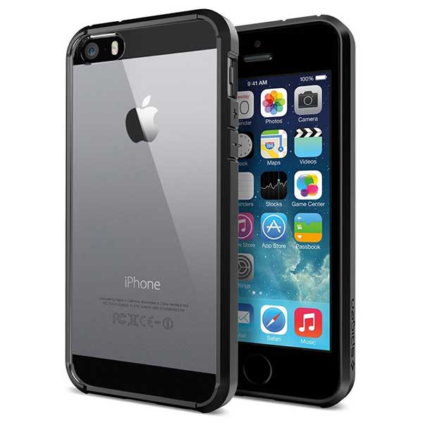 Spigen Ultra Hybrid Θήκη Black - iPhone 5 / 5S / SE