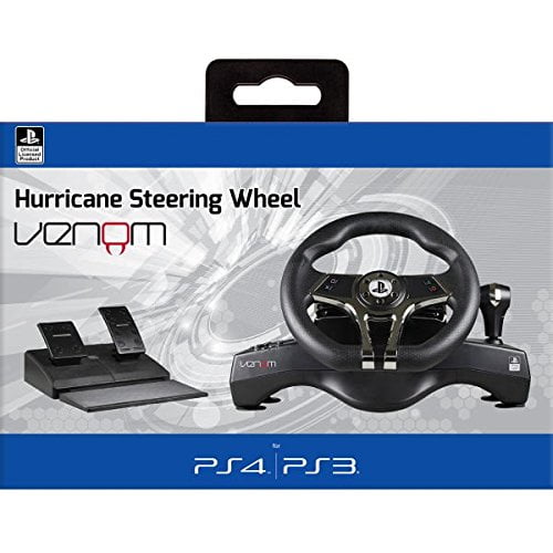Steering Wheel Official Sony Licensed Venom Hurricane Τιμονιέρα - PS4 / PS3