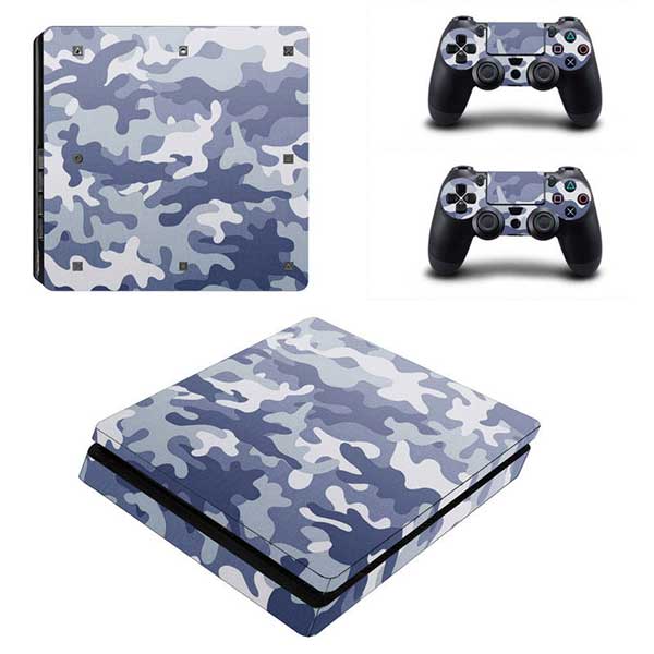 Sticker Skin Army Αυτοκόλλητο + 2 Controller Sticker - PS4 Slim Console