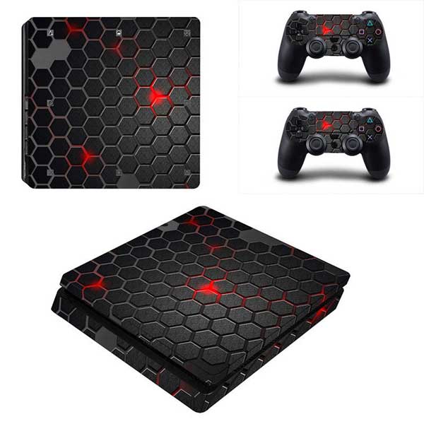 Sticker Skin Snake Αυτοκόλλητο + 2 Controller Sticker - PS4 Slim Console