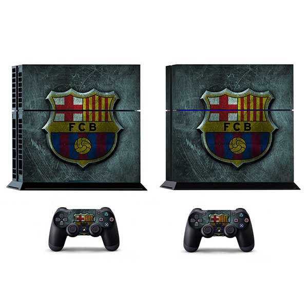 Sticker Skin Barcelona #4 Αυτοκόλλητο + 2 Controller Skin - PS4 Fat Console