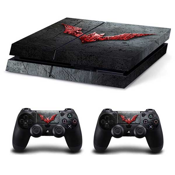 Sticker Skin Batman #3 Αυτοκόλλητο + 2 Controller Sticker - PS4 Fat Console