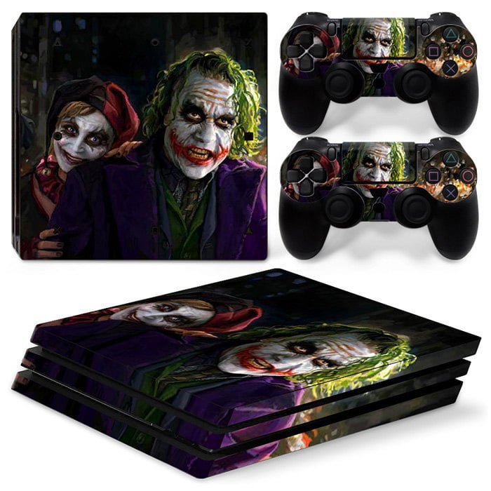 Sticker Skin Joker #2 Αυτοκόλλητο + 2 Controller Sticker - PS4 Pro Console