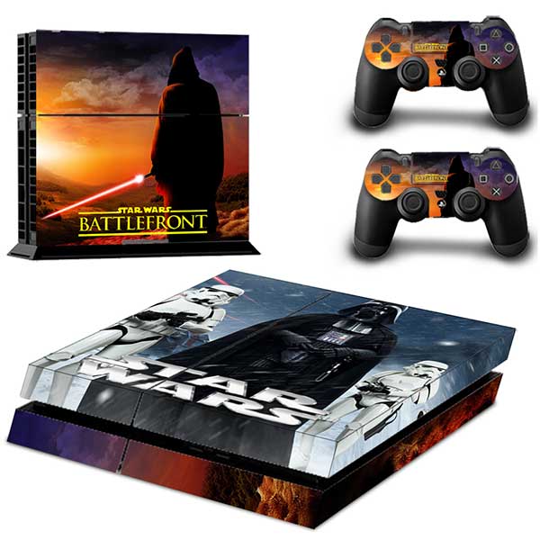 Sticker Skin Star Wars Αυτοκόλλητο + 2 Controller Sticker - PS4 Fat Console
