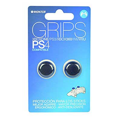 Analog Controller Thumb Stick Silicone Grip Cap Black Woxter - PS4 / Xbox One Controller
