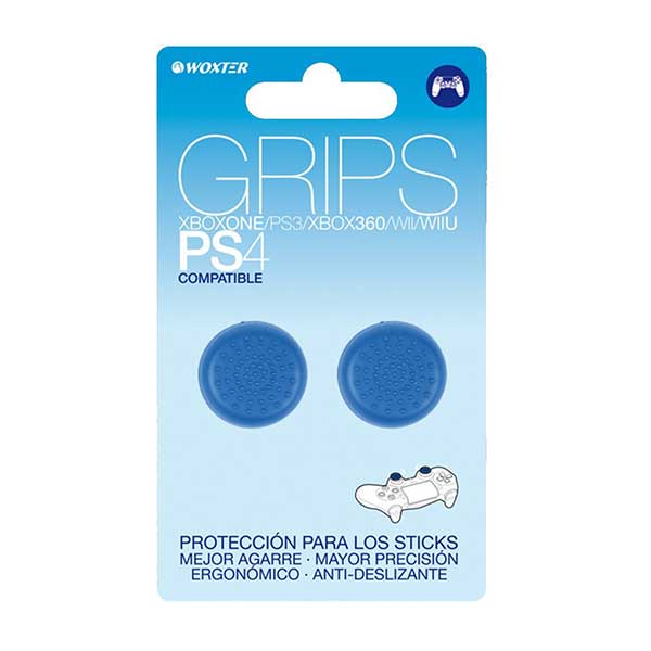 Analog Controller Thumb Stick Silicone Grip Cap Blue Woxter - PS4 / Xbox One Controller