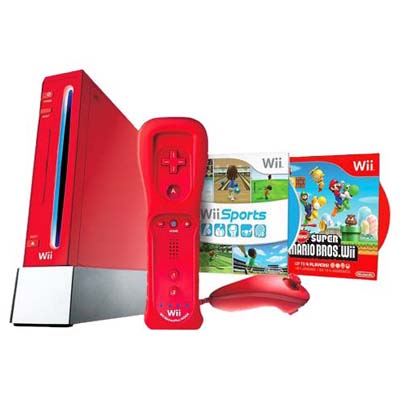 Κονσόλα Nintendo Wii Sports Pack - Red + New Super Mario Bros + Donkey Kong Κονσόλα Nintendo Wii Sports Pack - Red + New Super Mario Bros + Donkey Kong