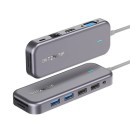 Adapter Blitzwolf BW-TH8 USB-C To HDMI 4K / 1x VGA / 2x USB 3.0 / 2x USB 2.0 / 1x USB-C PD / SD / MicroSD / RJ45 Ethernet / 1x 3.5mm Audio Port