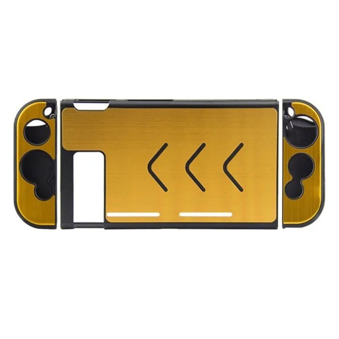 Aluminium Protective Case Metal Cover Gold Θήκη - Nintendo Switch Console