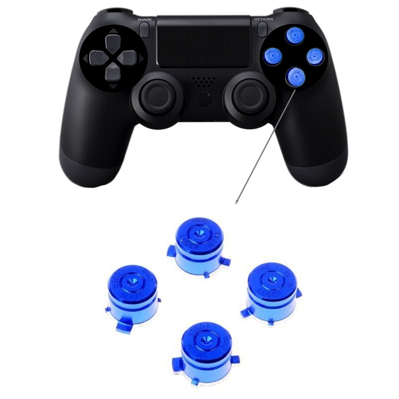 Aluminium Bullet Button Blue Αλουμινένια Κουμπιά Μπλε - PS4 Controller