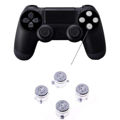 Aluminium Bullet Button Silver Αλουμινένια Κουμπιά Ασημένια - PS4 Controller
