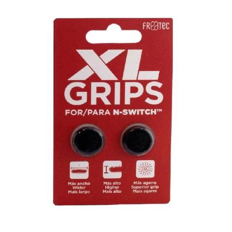 Analog Caps Grips Pro XL Black - Nintendo Switch Joy Con Controller