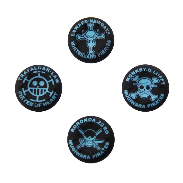 Analog Caps ThumbStick Grips 4 Pieces One Piece Blue - PS4 Controller