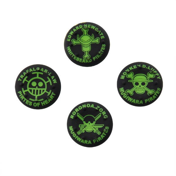 Analog Caps ThumbStick Grips 4 Pieces One Piece Green - Xbox One Controller