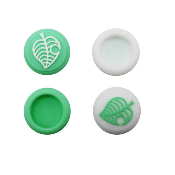 Analog Caps ThumbStick Grips Green Leaf - Nintendo Switch Joy Con Controller