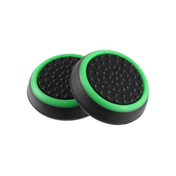 Analog Caps ThumbStick Grips Black / Green - PS4 Controller